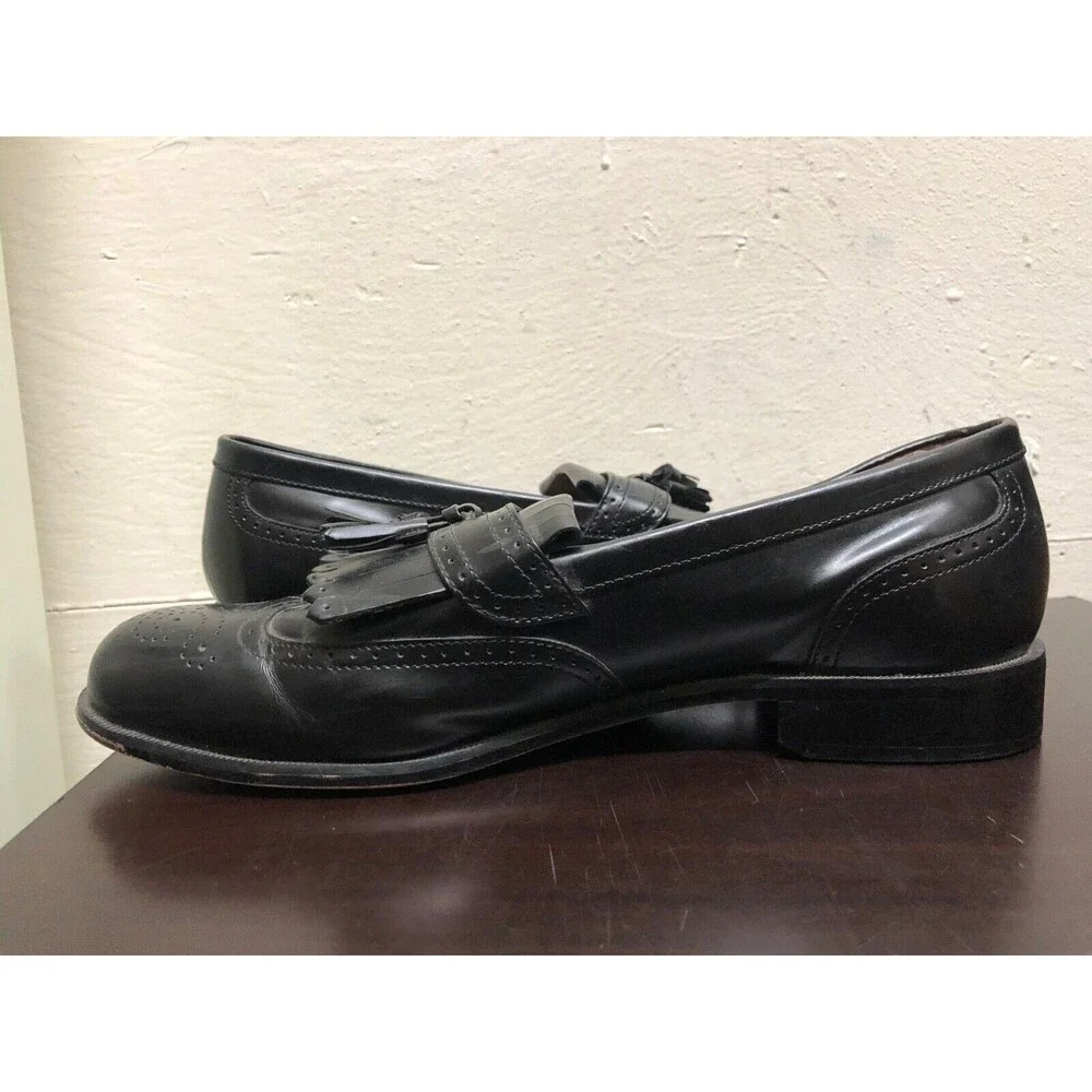 Bostonian Black Tassel Loafers